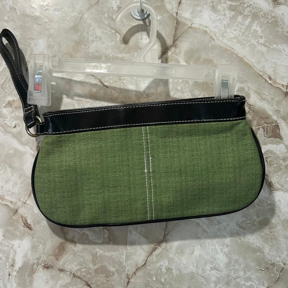 Green and Black Women's Clutch